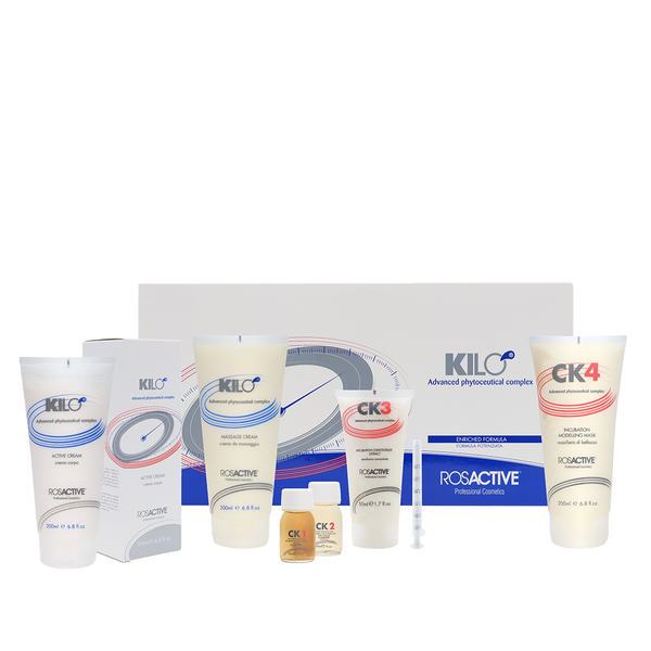 KILÒ COSMETIC BODY TREATMENT AGAINST THE blemishes of localized fat deposits - KIT OF 5 TREATMENTS